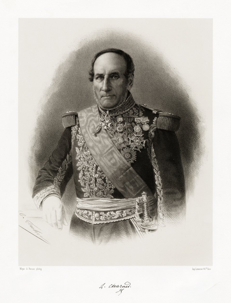 ليونارد فيكتور جوزيف تشارنر ، 1865-66 بواسطة ماير وبيرسون