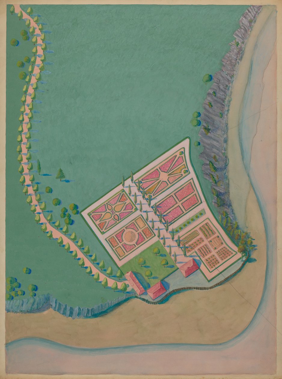Corlaer العقارية والحديقة ، ج. 1936. بواسطة ماير جولدباوم