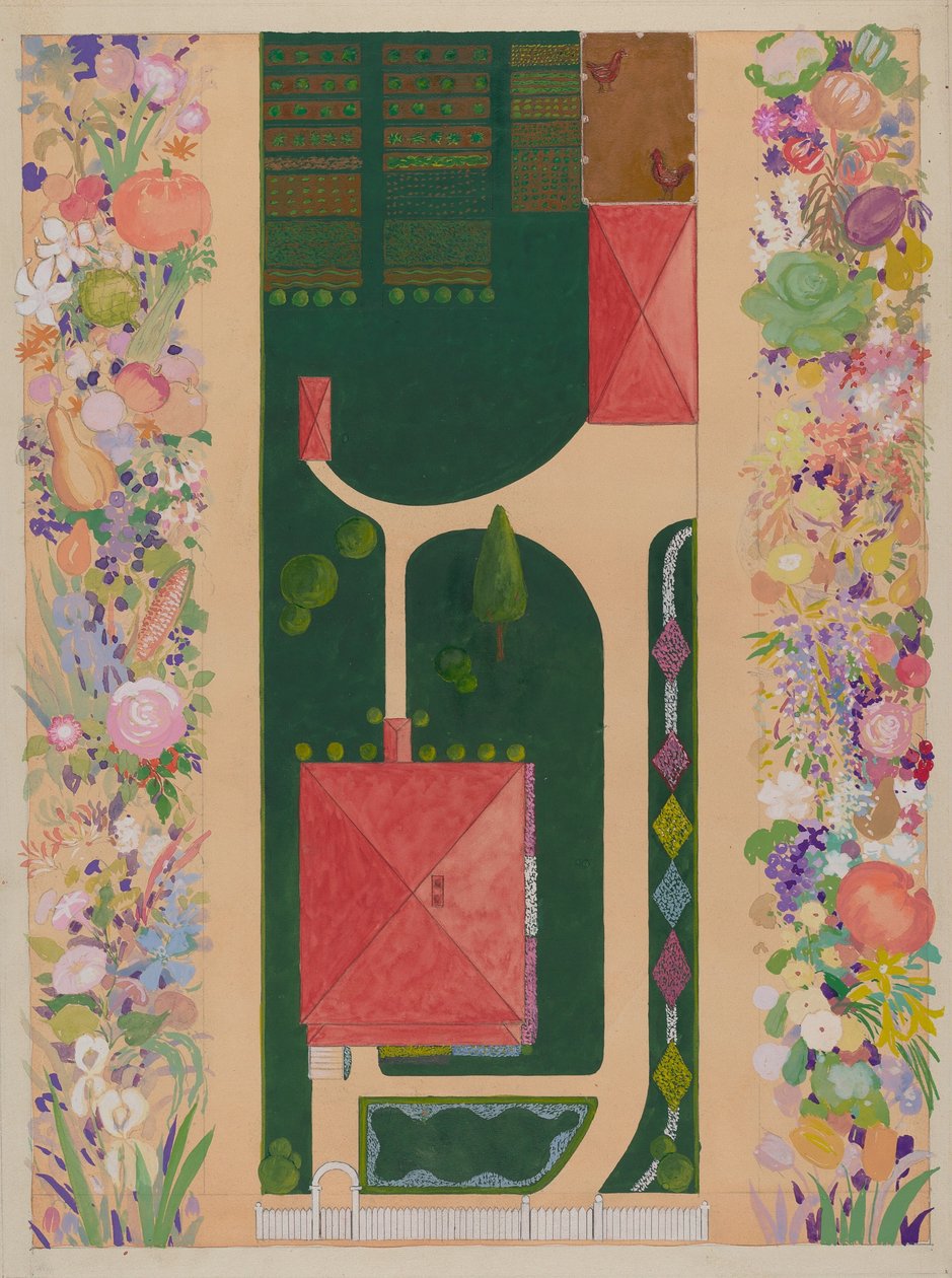 منزل وحديقة صموئيل هاريسون ، ج. 1936. بواسطة ماير جولدباوم
