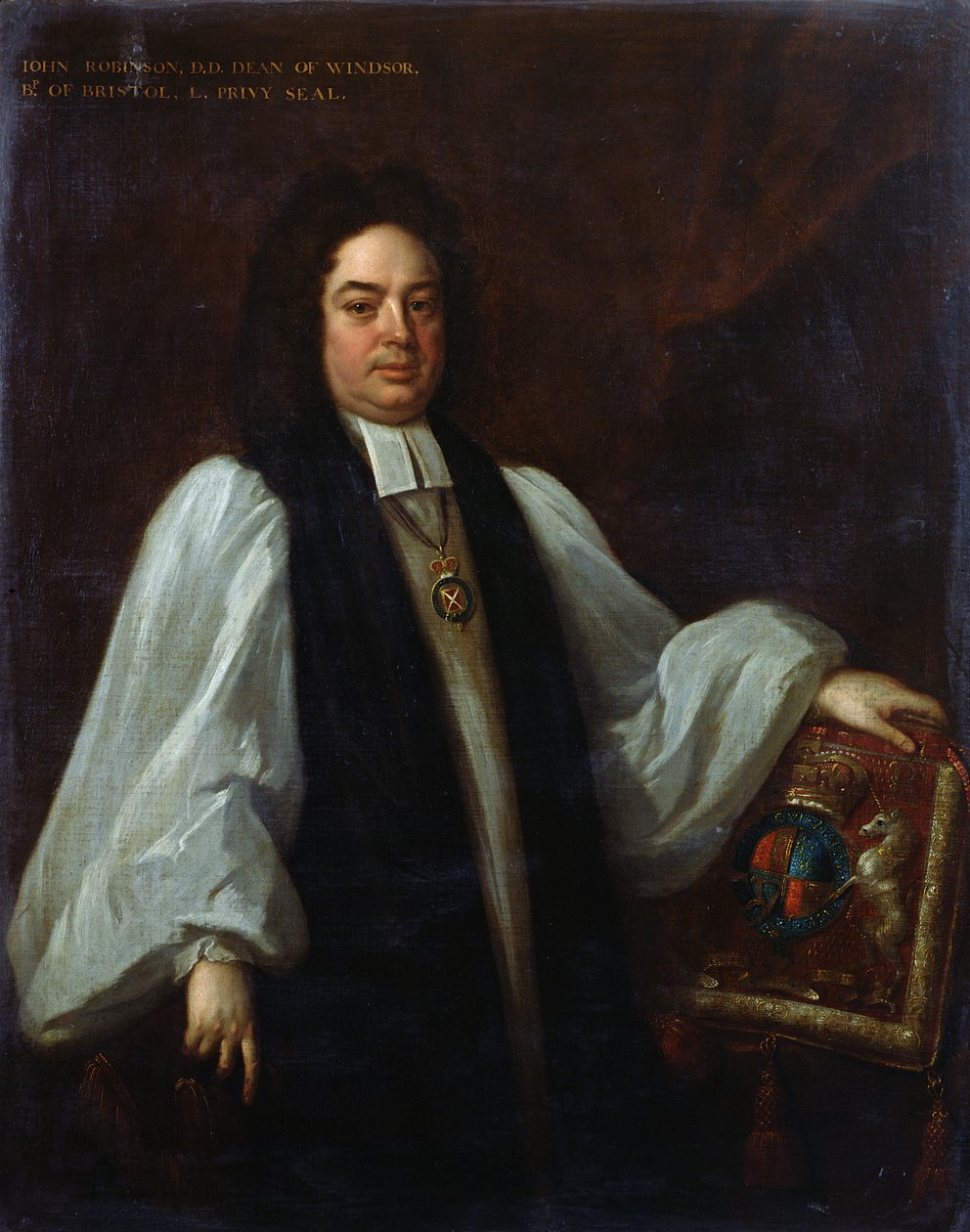صورة المطران جون روبنسون (1650-1723) ج 1711 بواسطة مايكل دال