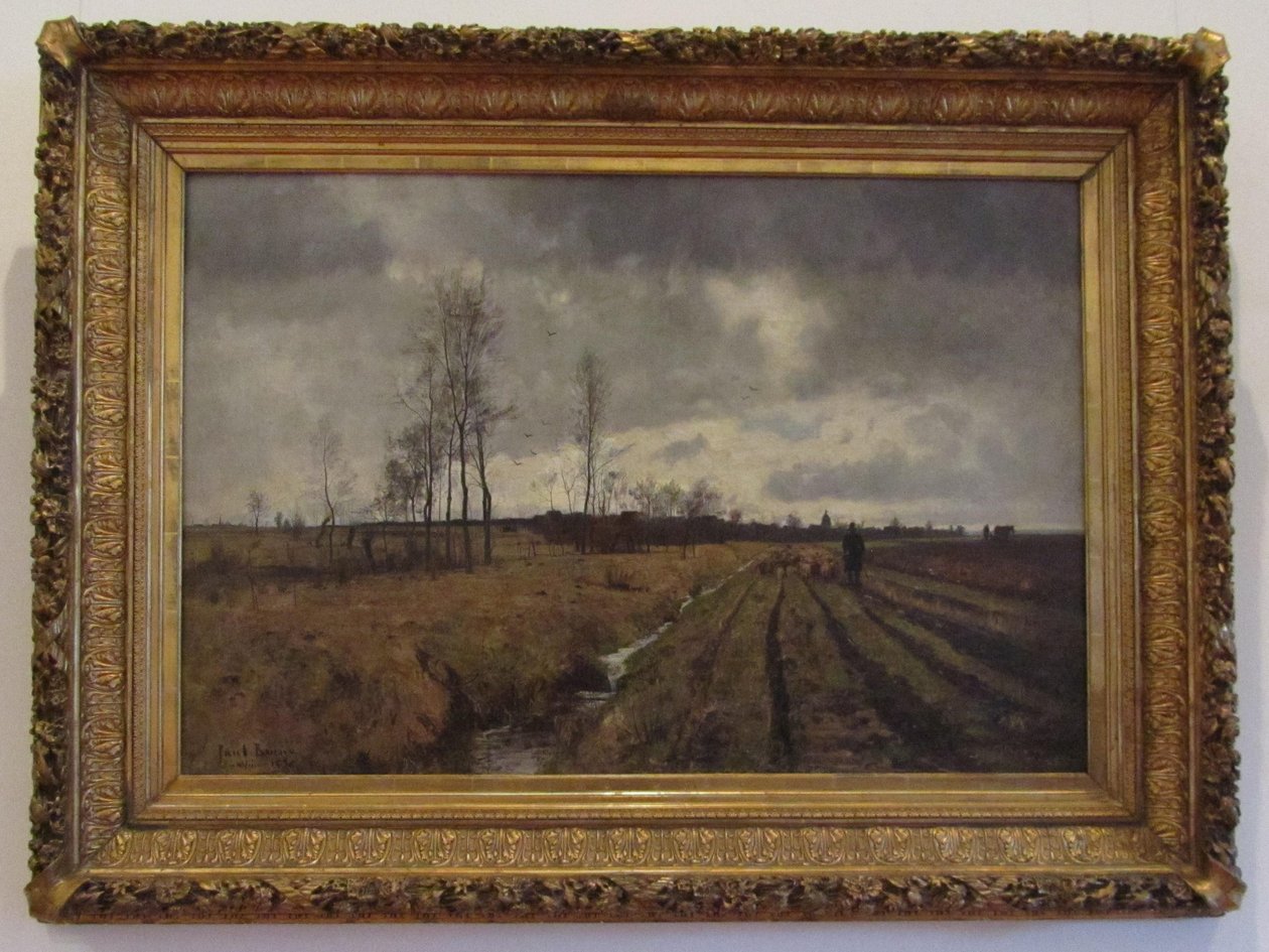 طريق إلى Niedergrunstedt ، بول بوم ، 1886 ، عرض في متحف القلعة في فايمار. بواسطة مايكل ساندر ساندر