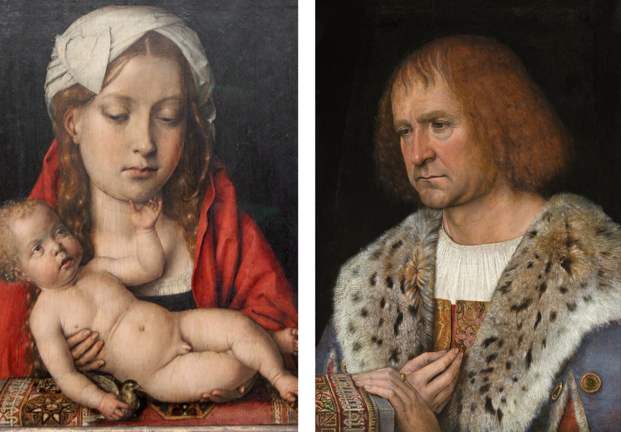 Diptych مادونا والطفل ، دييغو دي جيفارا بواسطة مايكل سيتو