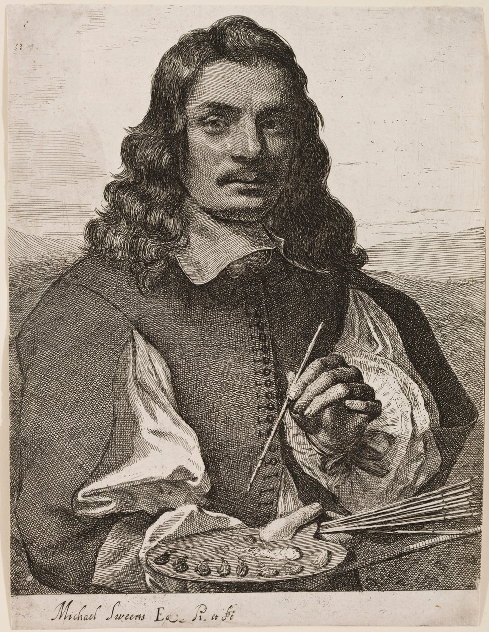 صورة ذاتية ، c.1656-58 بواسطة مايكل سويتز