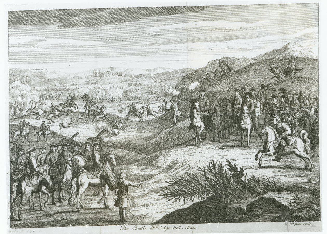 معركة إدجهيل ، 23 أكتوبر 1642 بواسطة مايكل فان دير جوت