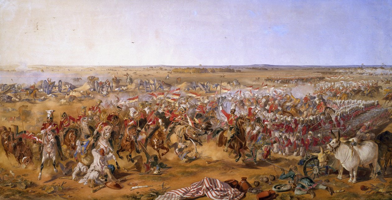 لانسر 16 ، معركة عليوال ، 28 يناير 1846 بواسطة مايكل أنجيلو هايز