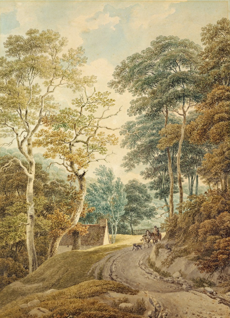 A Lane بالقرب من Hindhead بواسطة مايكل روكر
