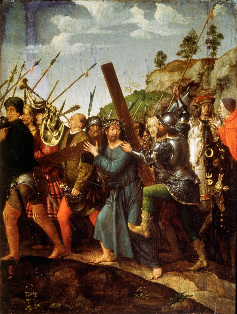 المسيح يحمل الصليب ، c1518-c1525 بواسطة مايكل سيتو