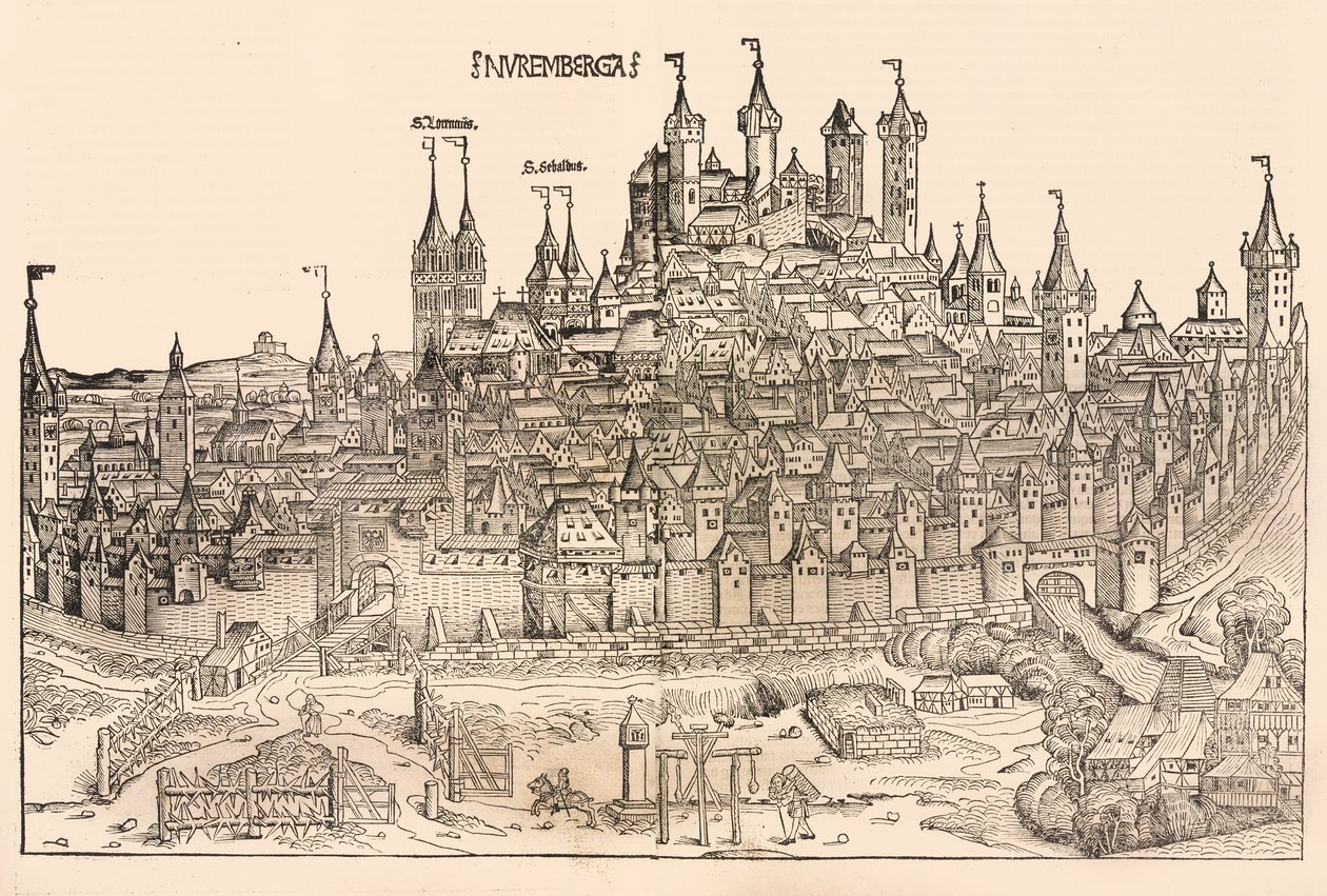 نورمبرغ ، 1493. بواسطة مايكل ولجيموت