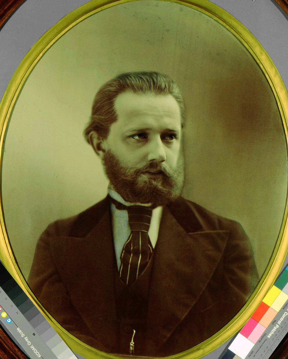 صورة للمؤلف بيوتر تشايكوفسكي (بيوتر بيتر إليتش تشايكوفسكي) (تشايكوفسكي) (1840-1893). فوتوتيبي بواسطة ميشيل ميشيلويتش بانوف (1836-1894). الدولة P.I. متحف تشايكوفسكي التذكاري ، كلين بواسطة ميخائيل ميخائيلوفيتش بانوف