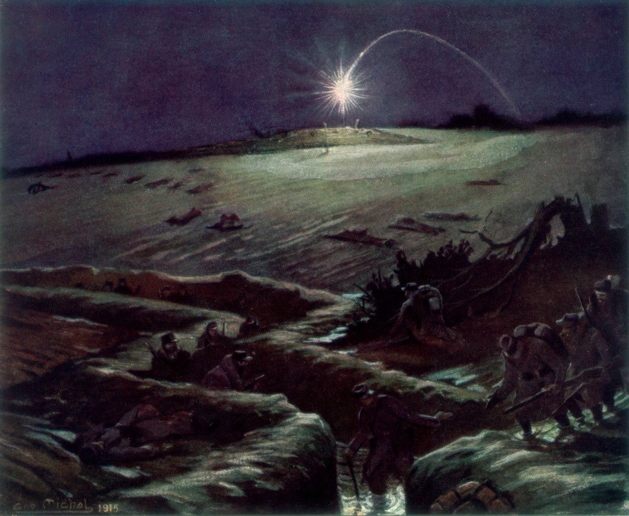 "خنادق نوليت" ، فرنسا ، 1915 ، 1926. بواسطة ميشيل