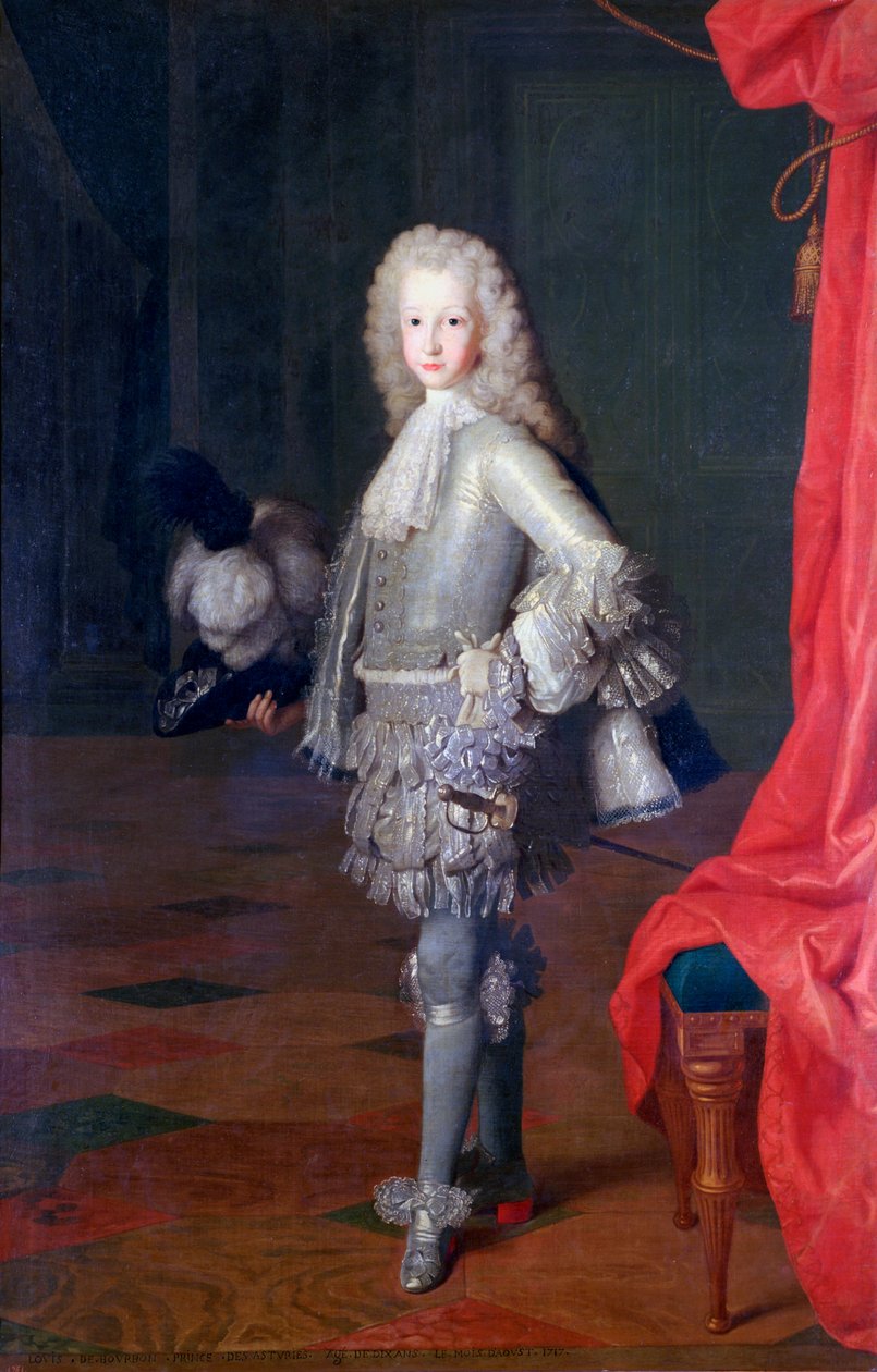 لويس الأول ، أمير أستورياس ، ملك إسبانيا ، 1717 بواسطة ميشيل أنجي هواس