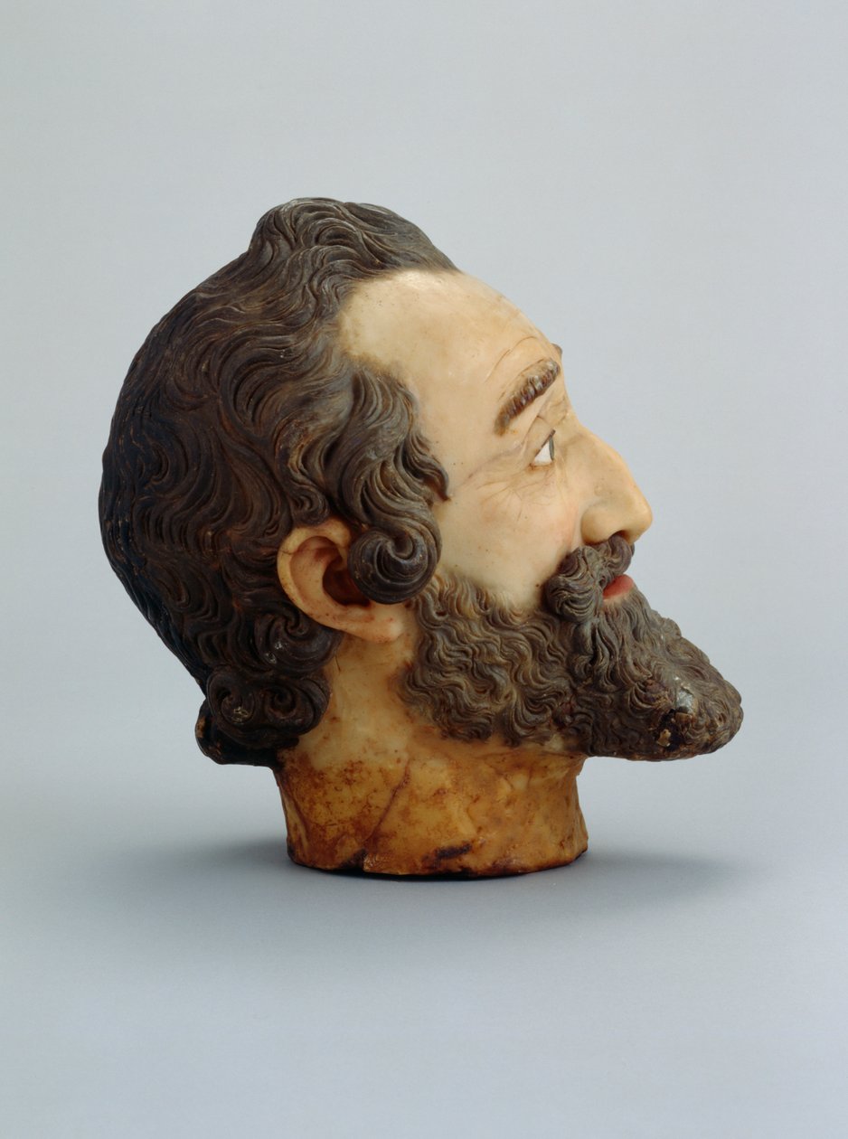 الملك هنري الرابع ملك فرنسا ، c.1610 (شمع) (انظر أيضًا 312138 و 312139) بواسطة ميشيل بوردين