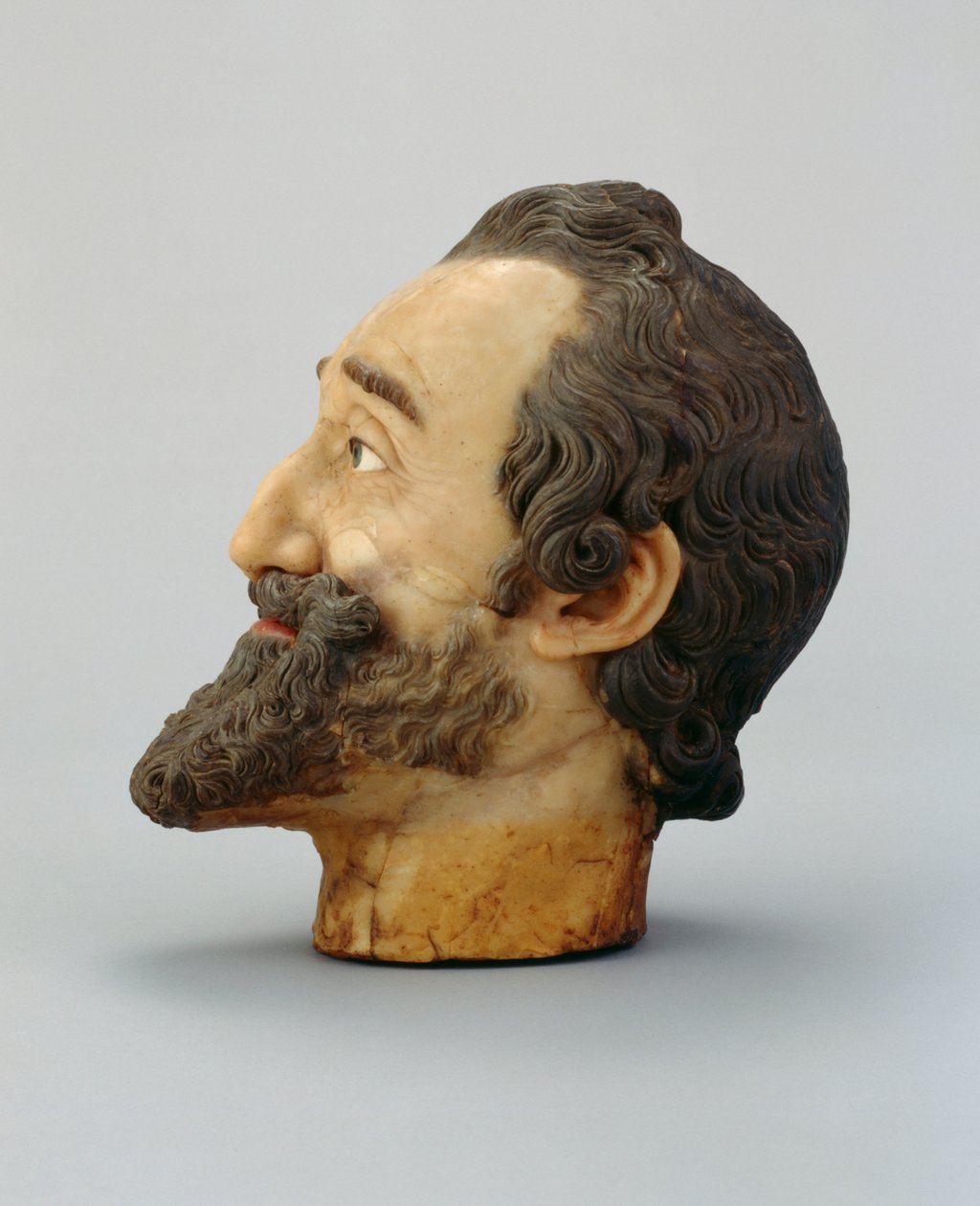 رأس بورتريه لهنري الرابع من فرنسا ، c.1610 (شمع) (انظر أيضًا 312106 و 312138) بواسطة ميشيل بوردين
