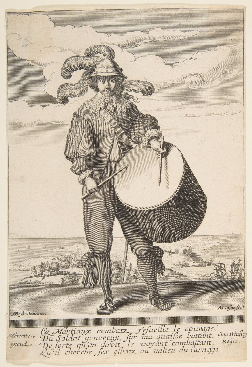 الطبال ، 1620-1667. بواسطة ميشيل لاسن