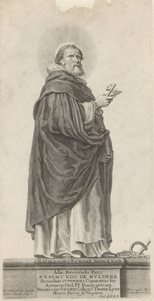 مؤسسة De heilige Raymond van Peñafort St. Raymond Founds. المرتزق (العنوان على الشيء) بواسطة ميشيل ناتاليس