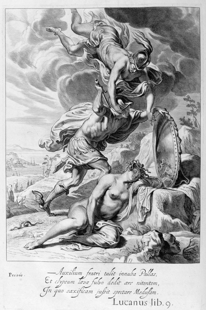 قطع Perseus رأس Medusas ، 1655 بواسطة ميشيل دي مارول