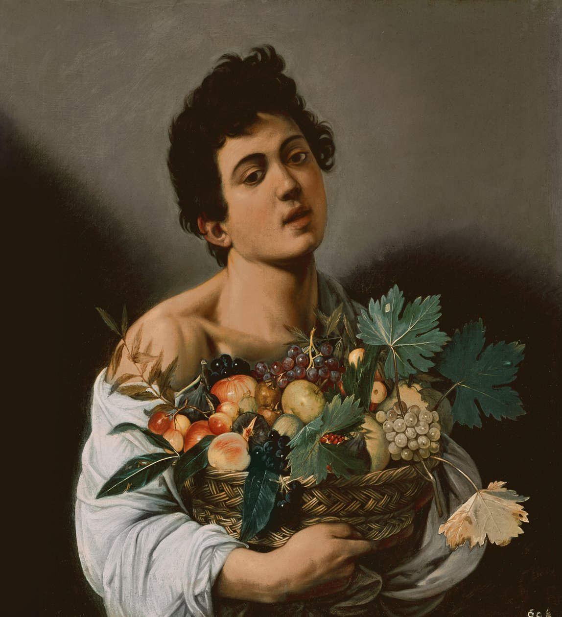 شباب بسلة فواكه ، 1594 (تفاصيل 104940) بواسطة مايكل أنجلو ميريسي كارافاجيو