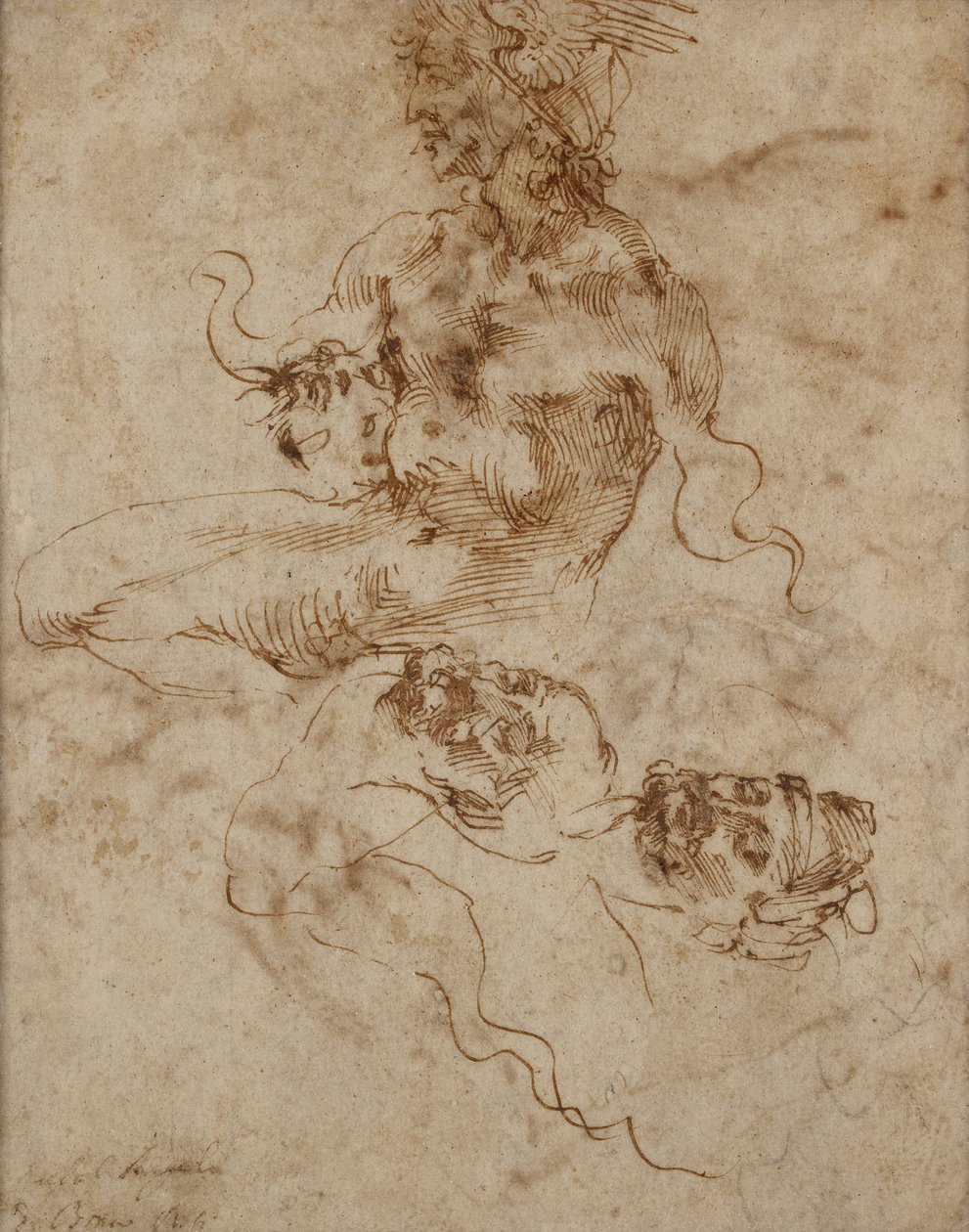 شكل يشبه Triton ، c1490-1560 بواسطة مايكل أنجلو بوناروتي