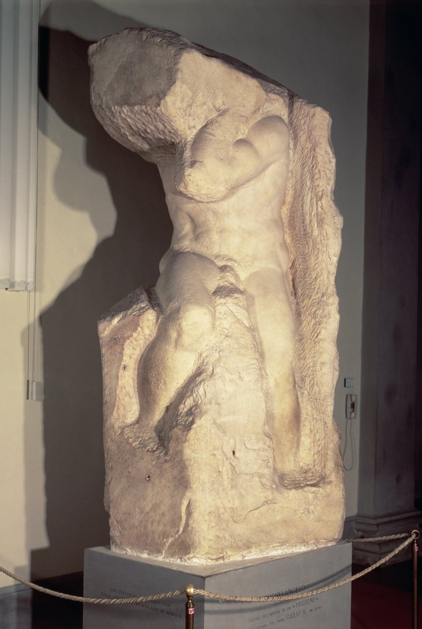 عبد "أطلس" ، ج .1520-23 بواسطة مايكل أنجلو بوناروتي