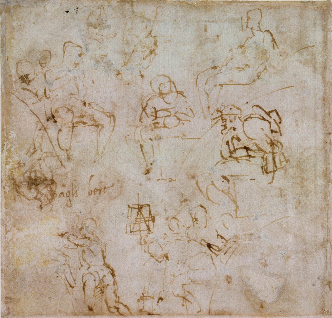 ثماني دراسات شخصية صغيرة ، 1490-1560 بواسطة مايكل أنجلو بوناروتي