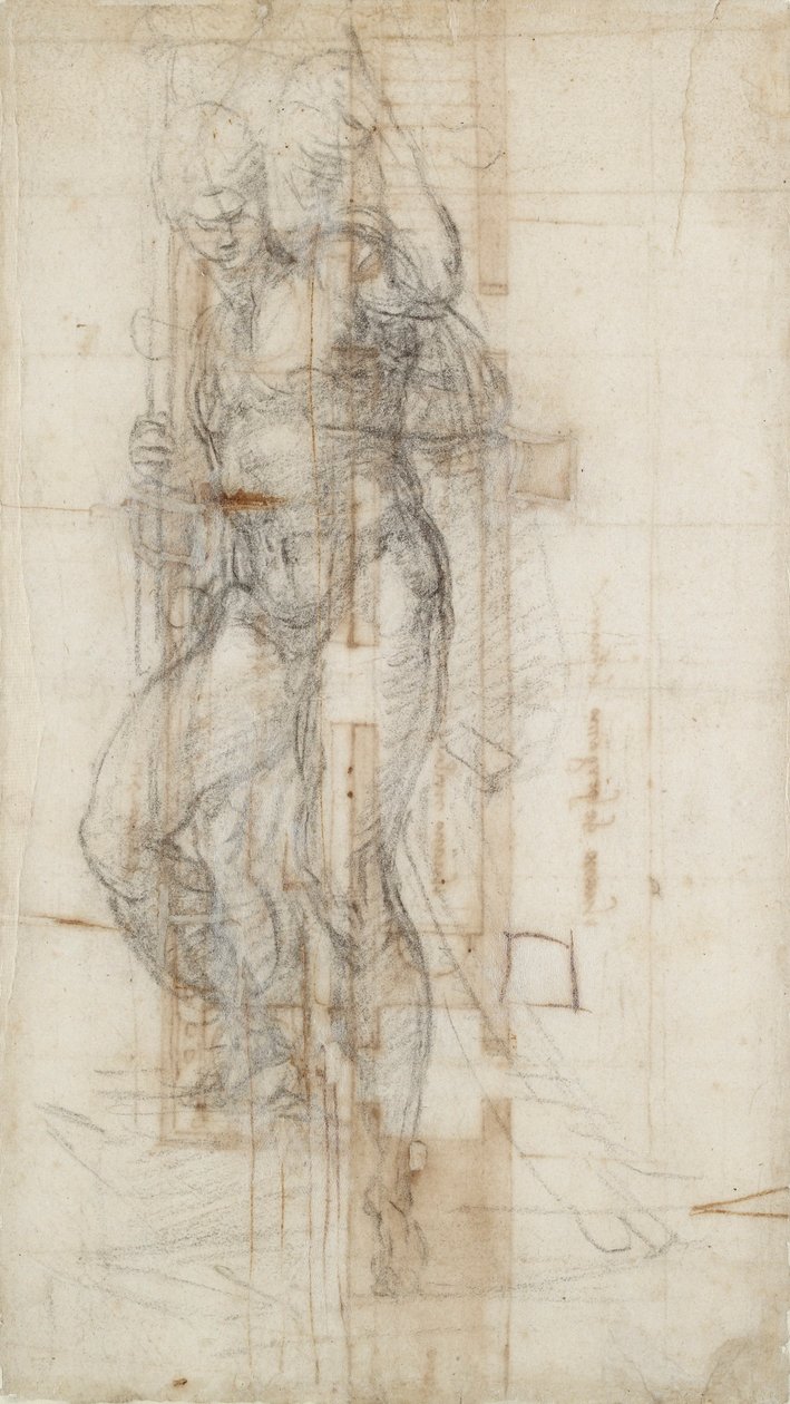 صورة المسيح قام من القبر 1490-1560 بواسطة مايكل أنجلو بوناروتي