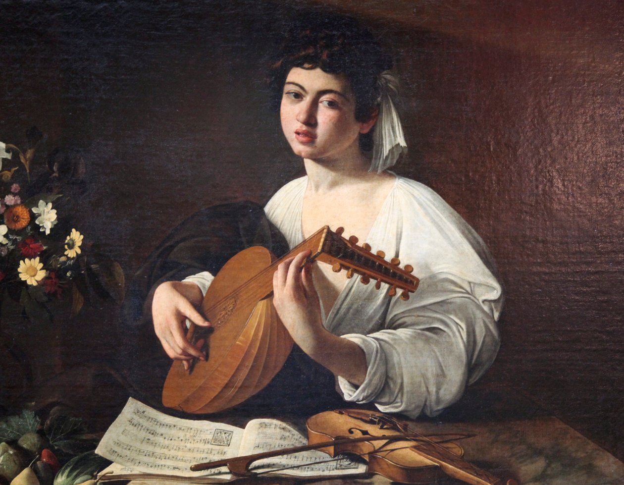 "عازف العود" ، c1595. بواسطة مايكل أنجلو كارافاجيو