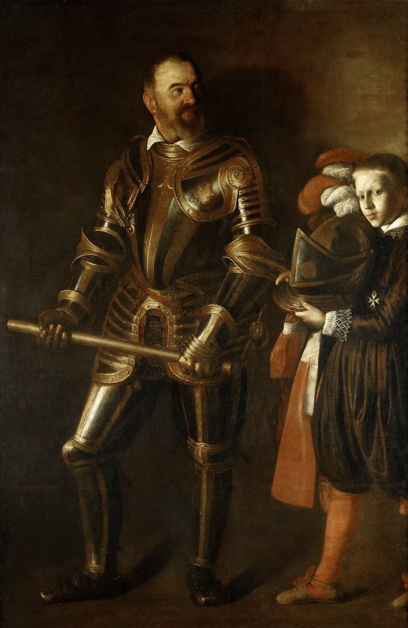 Alof de Wignacourt 1547-1622 ، ماجستير وسام فرسان مالطا بواسطة مايكل أنجلو ميريسي كارافاجيو