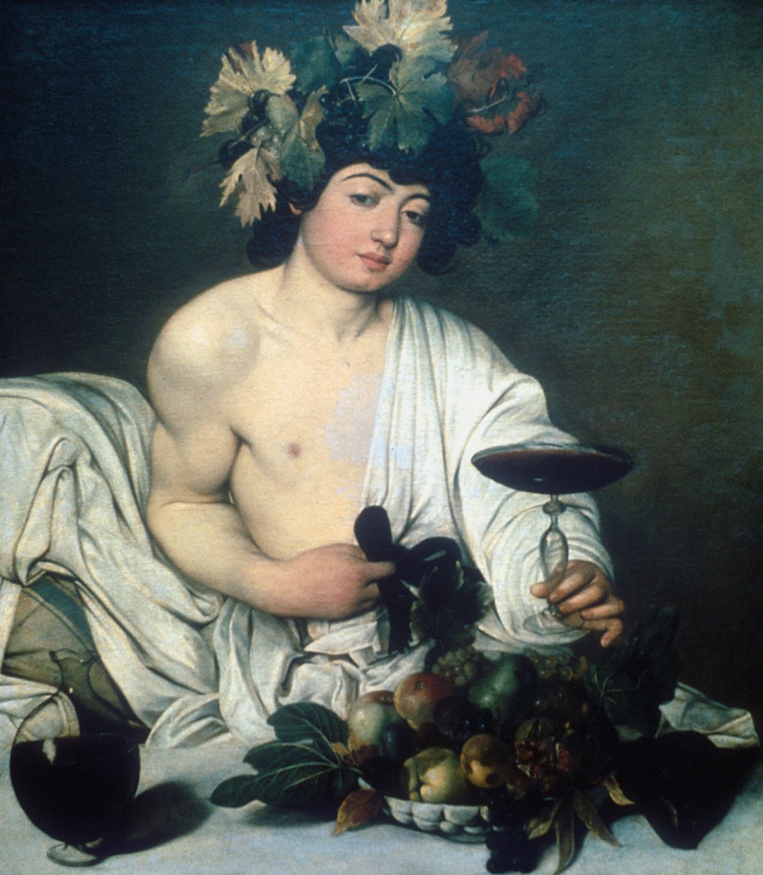 باكوس ، c1597 بواسطة مايكل أنجلو ميريسي كارافاجيو