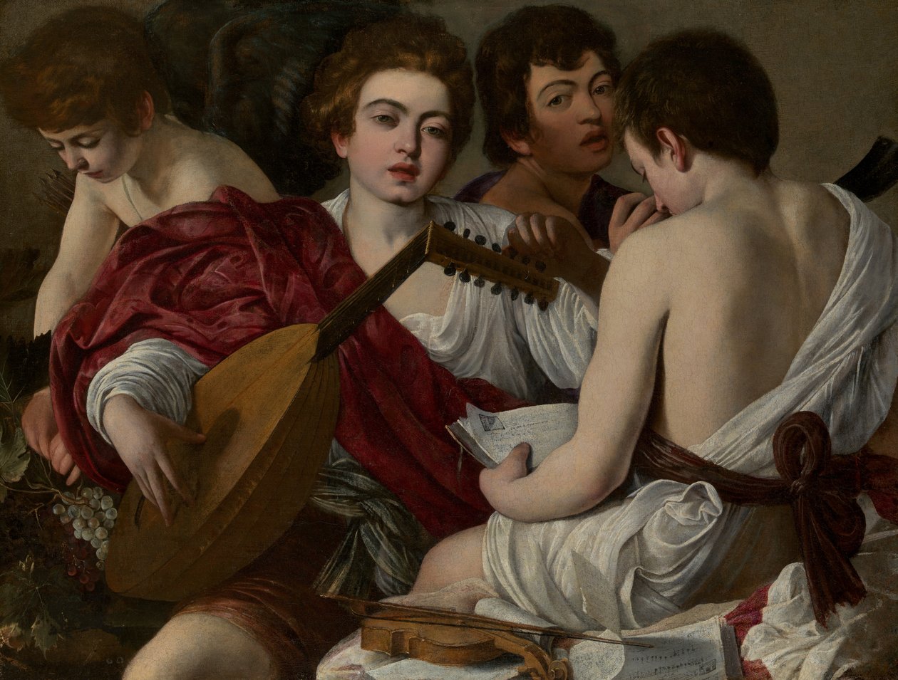 الموسيقيون ، 1597. بواسطة مايكل أنجلو ميريسي كارافاجيو