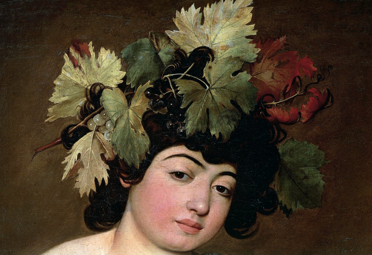 باخوس ، حوالي 1589 (زيت على قماش) بواسطة مايكل أنجلو ميريسي دا كارافاجيو