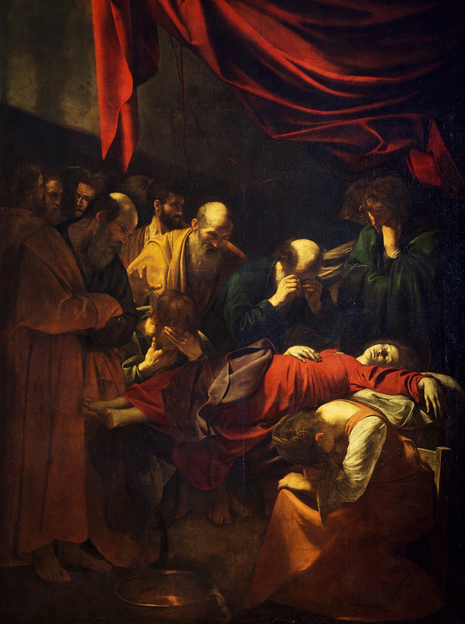 The Death of the Virgin بواسطة مايكل أنجلو ميريسي دا كارافاجيو