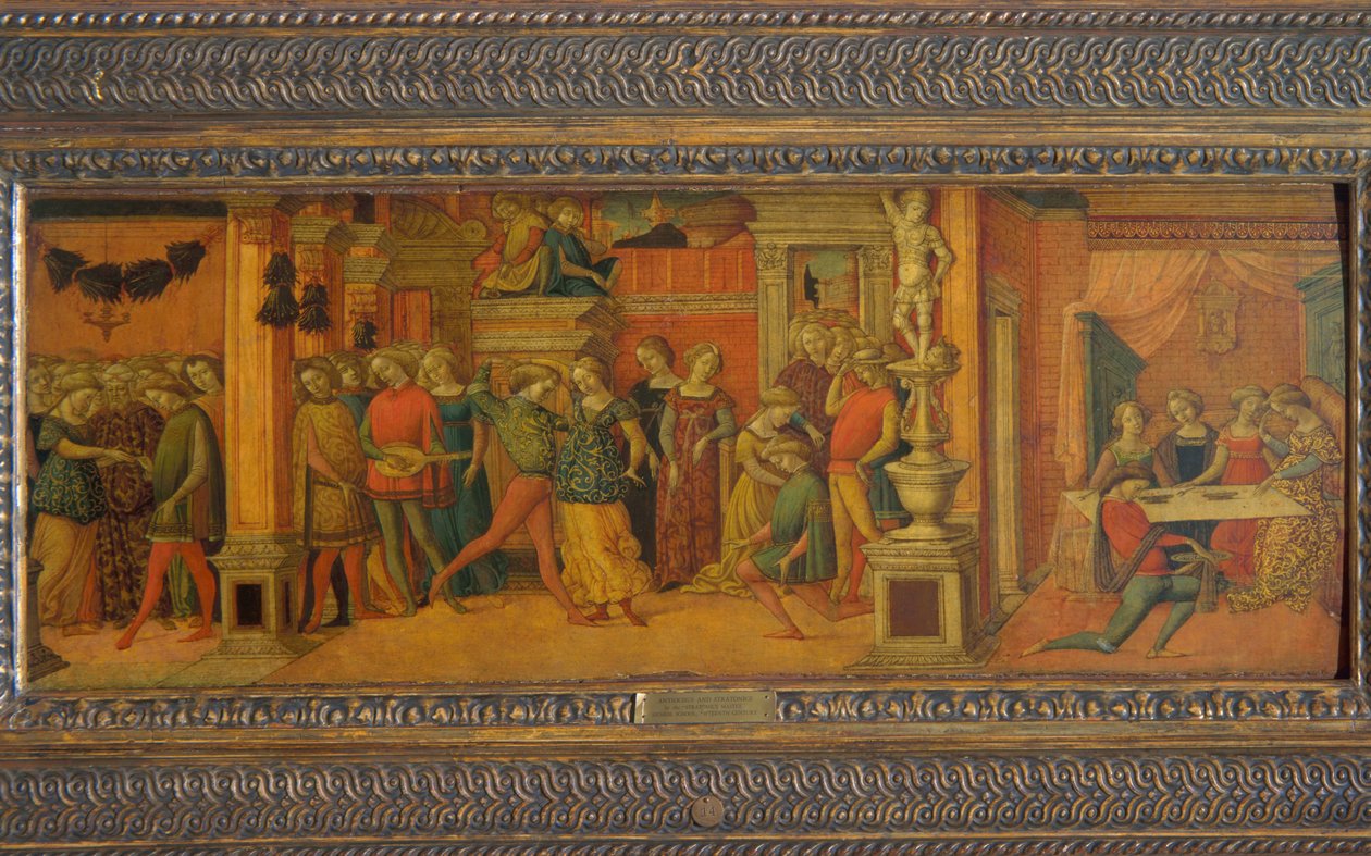 Antiochus and Stratonice ، c.1470 (درجة الحرارة على اللوحة) بواسطة ميشيل شيامبانتي