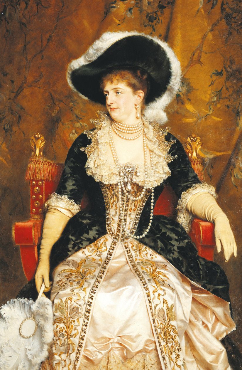 Portrait of Margherita of Savoy (Turin بواسطة ميشيل جورديجياني