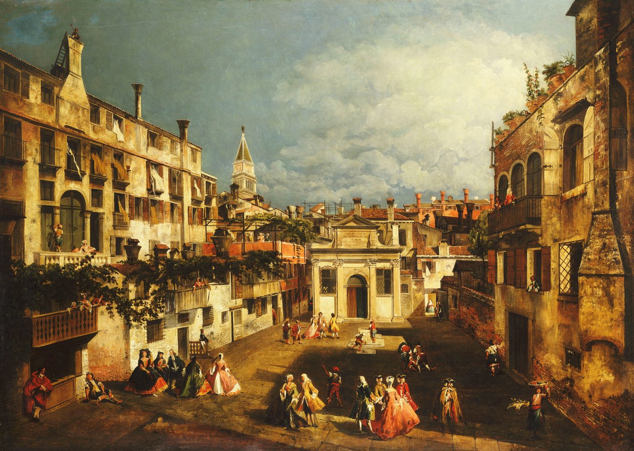 كامبو سان جالو ، البندقية ، c.1740s بواسطة ميشيل ماريشي