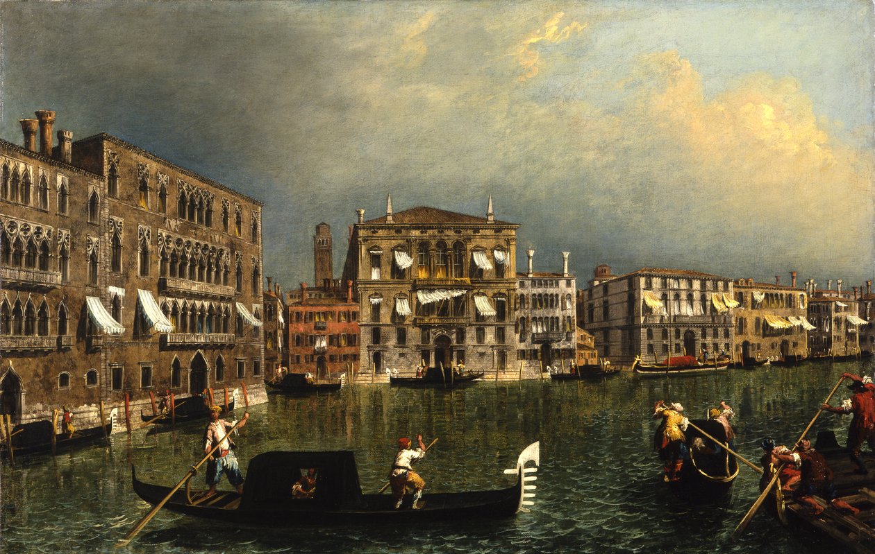 القناة الكبرى في [ريو دي] كاليفورنيا؟ فوسكاري ، c.1740-1743 بواسطة ميشيل ماريشي