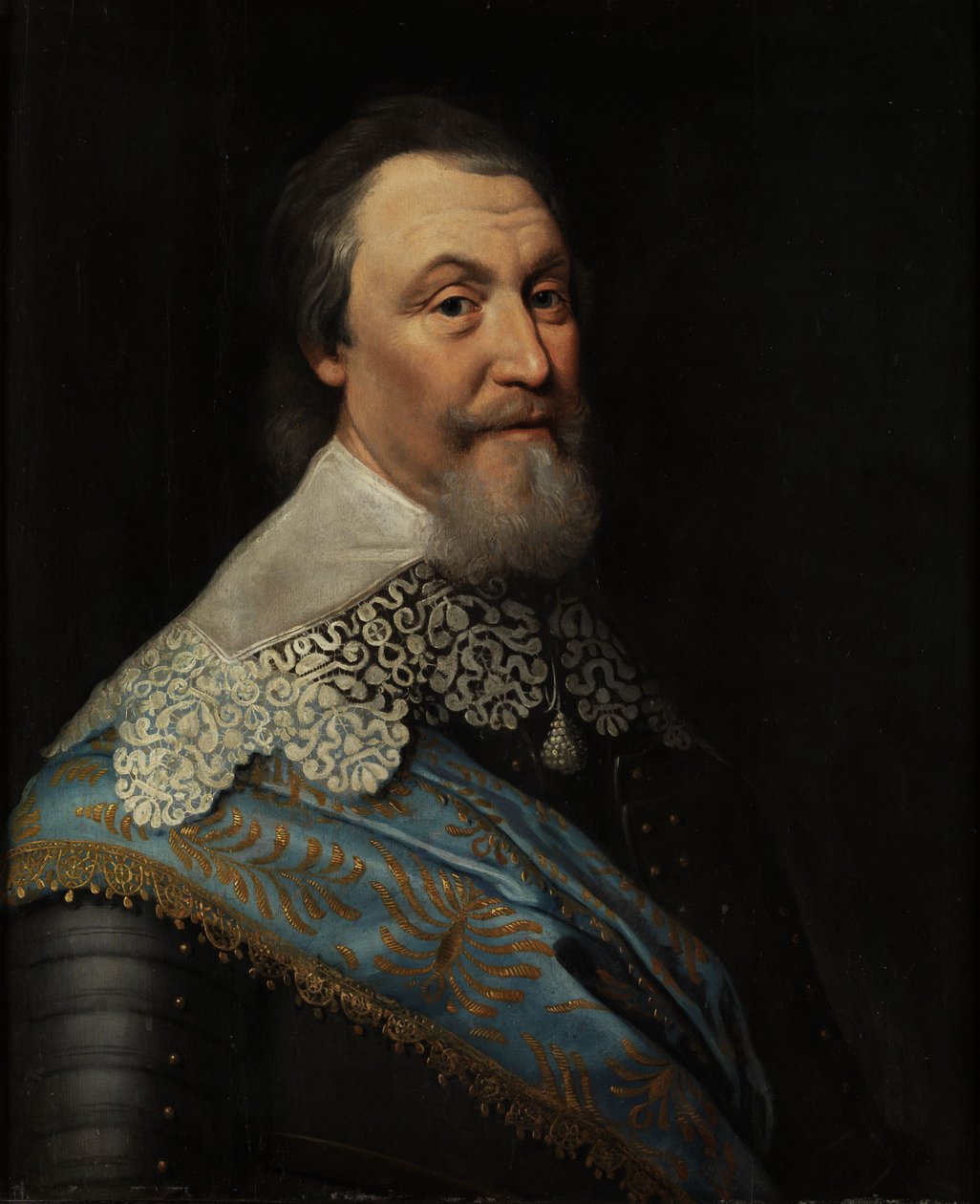 صورة للوزير السويدي وقائد أكسيل أوكسينستيرنا سودرمور (1586 - 1654) للملكة كريستينا ملكة السويد بواسطة ميشيل جانز فان ميرفلت
