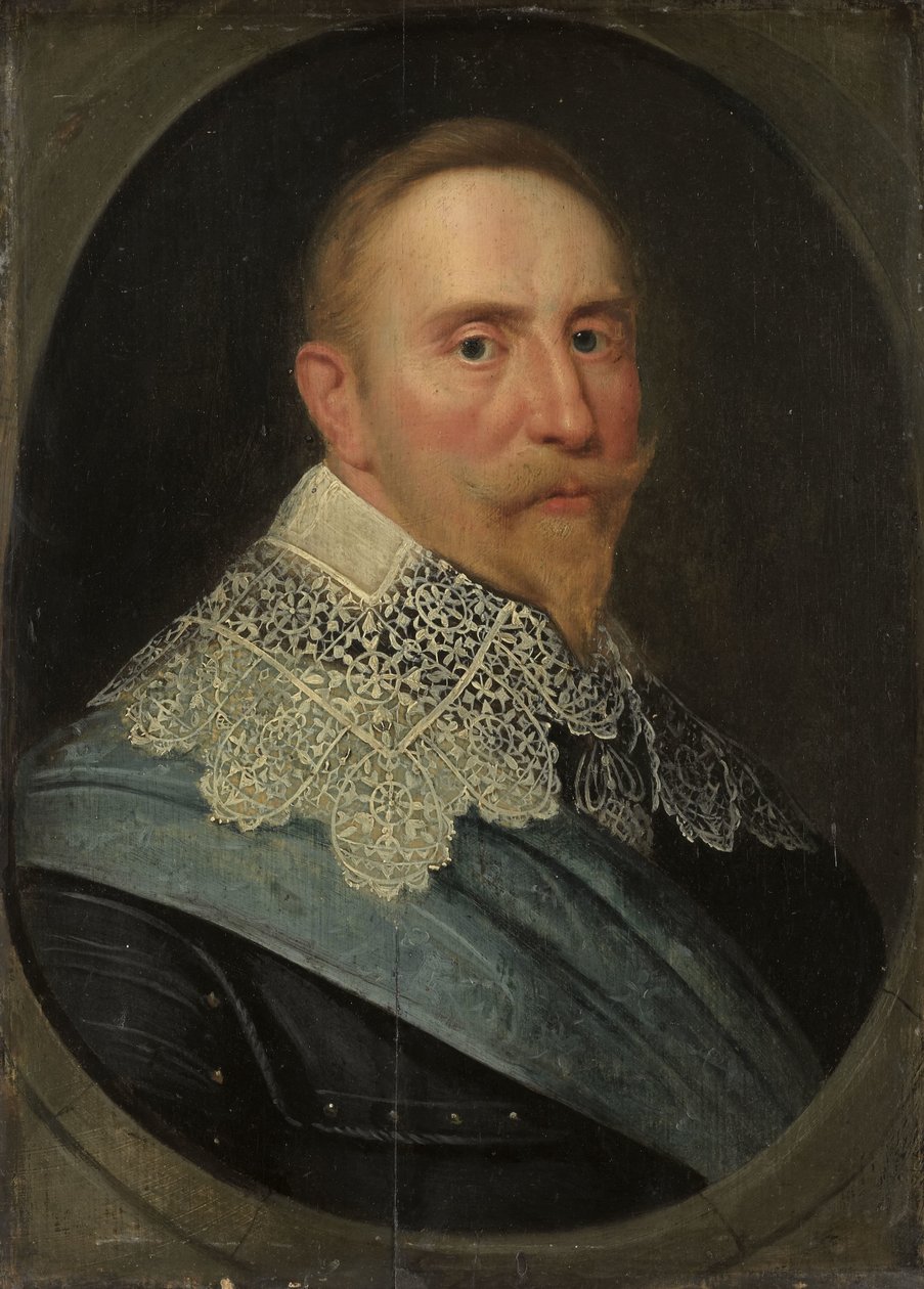 صورة لجوستاف الثاني أدولف (1594-1632) ، ملك السويد بواسطة ميشيل جانز فان ميرفيلت (نسخ بعد)