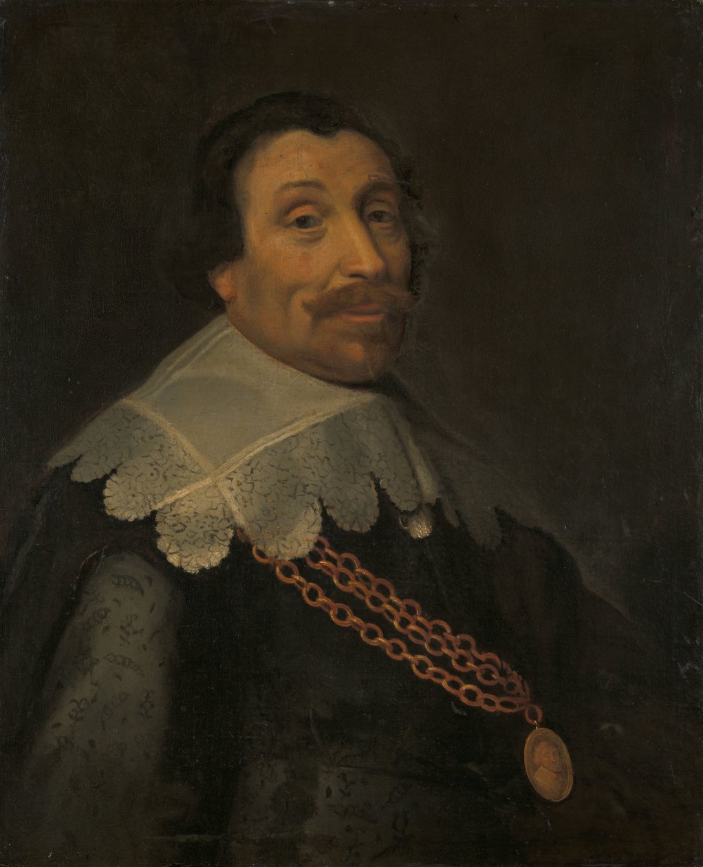 صورة لميرتن هاربيرتس ترومب (1597-1653) بواسطة ميشيل جانز فان ميرفيلت (ورشة عمل)