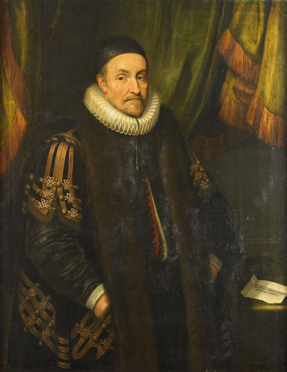 صورة فيليم الأول (1533-1584) ، أمير أورانج ، يُدعى ويليام الصامت بواسطة ميشيل جانز فان ميرفيلت (ورشة عمل)