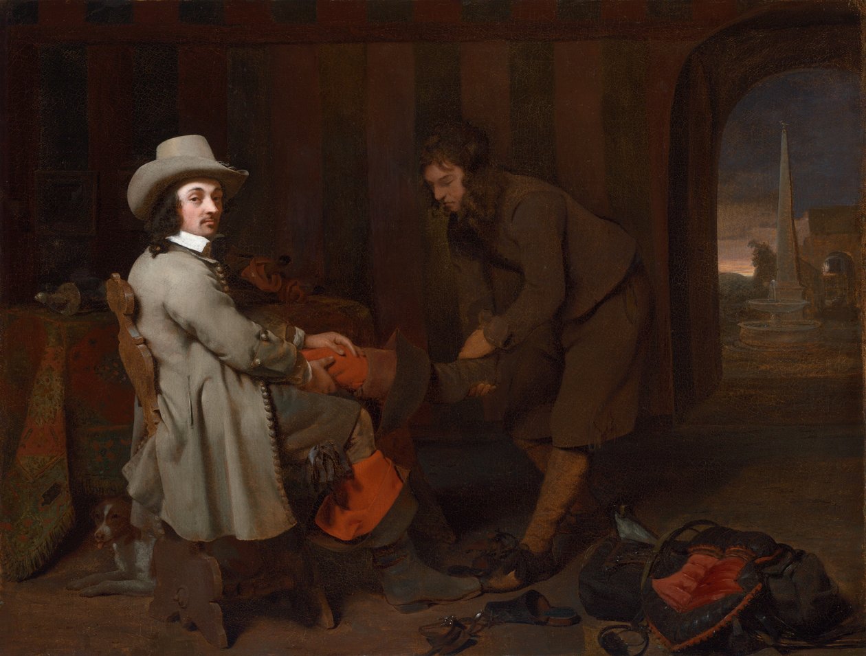 أنتوني دي بورديس وخادمه ، ج. 1648. بواسطة ميشيل سويرتس