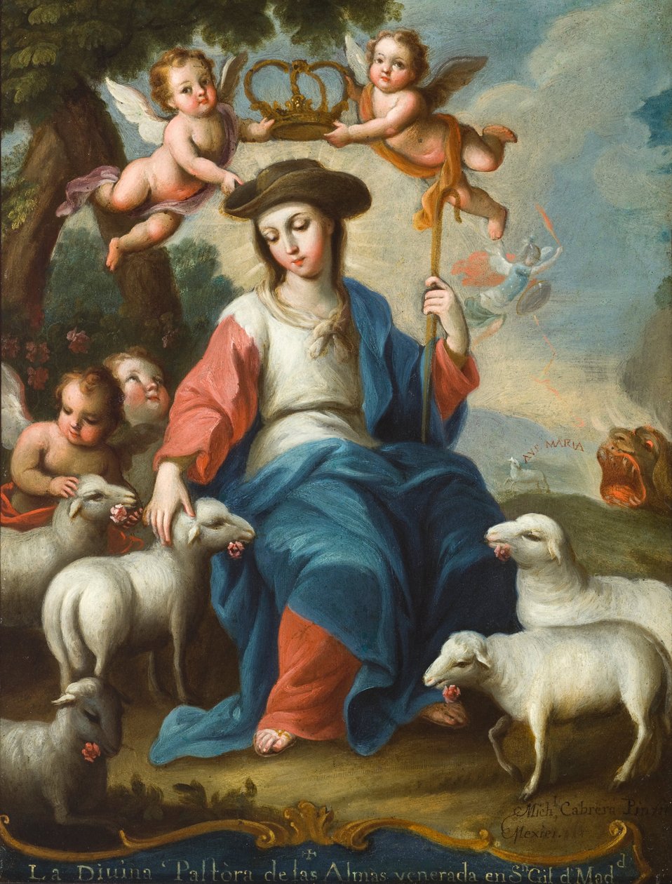 الراعي الإلهي (La divina pastora) بواسطة ميغيل كابريرا