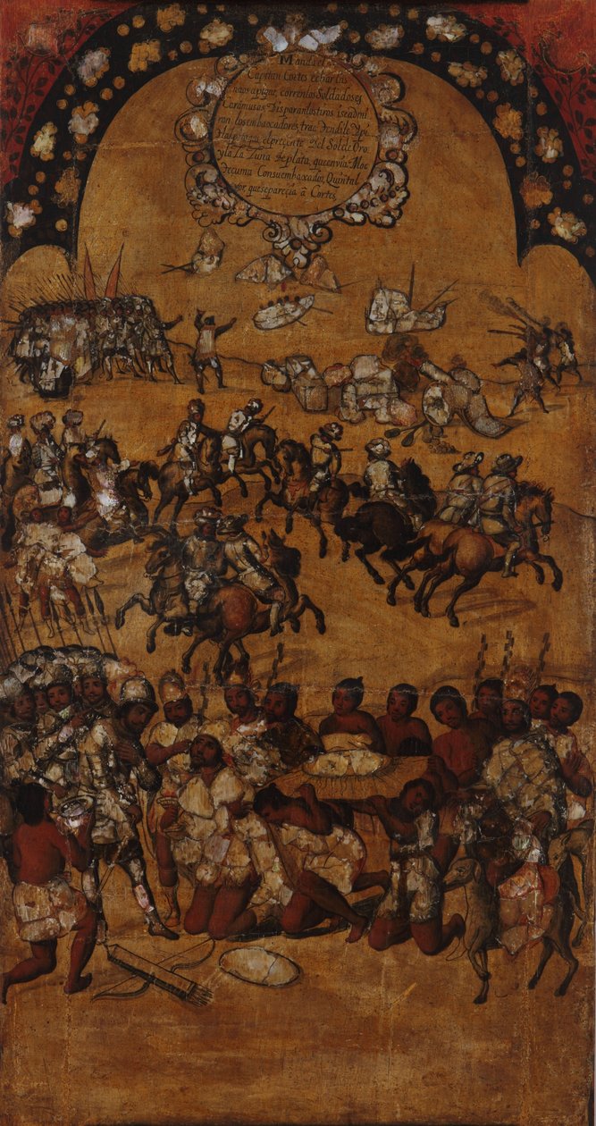غزو المكسيك. الجدول الثاني بواسطة ميغيل جونزاليس