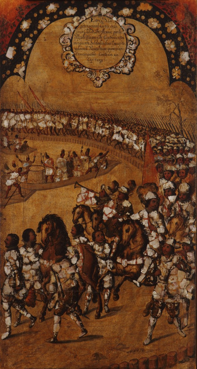 غزو المكسيك. الجدول التاسع بواسطة ميغيل جونزاليس