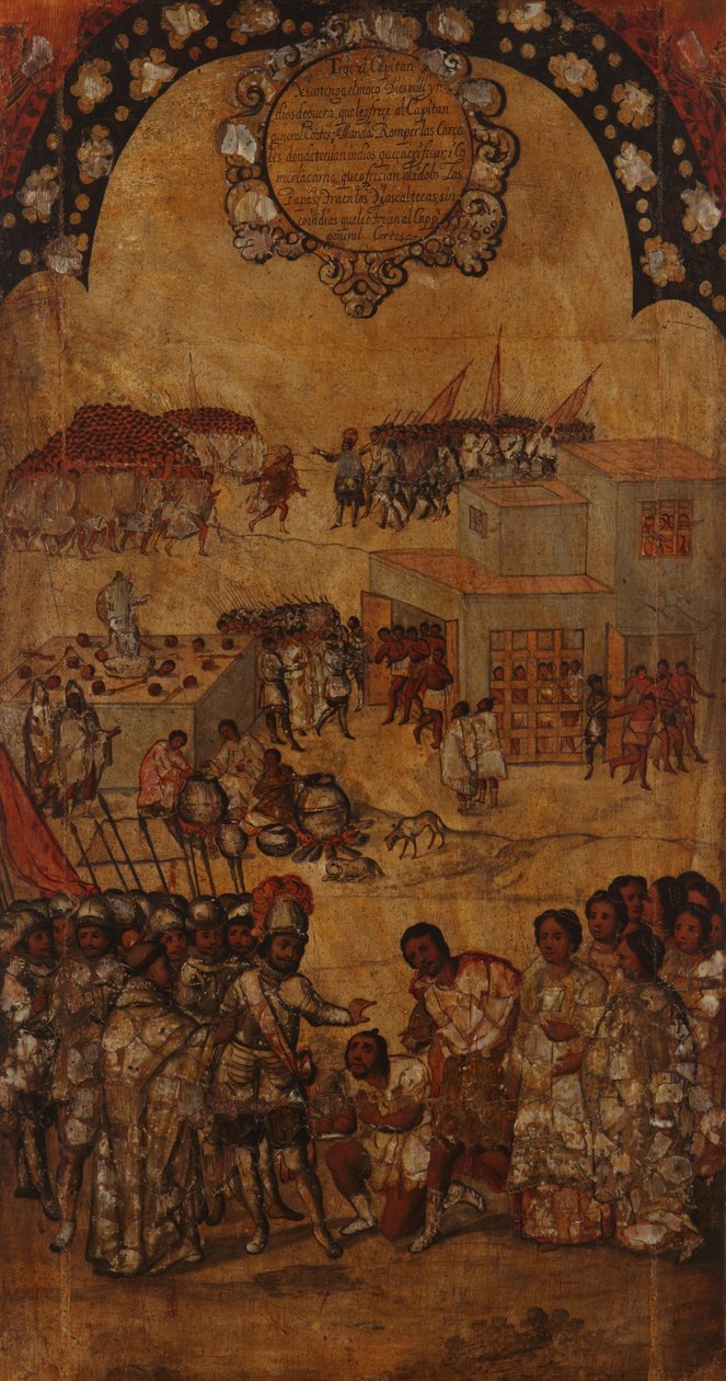 غزو المكسيك. الجدول السادس بواسطة ميغيل جونزاليس