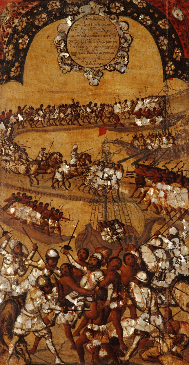 غزو المكسيك. الجدول الحادي والعشرون بواسطة ميغيل جونزاليس