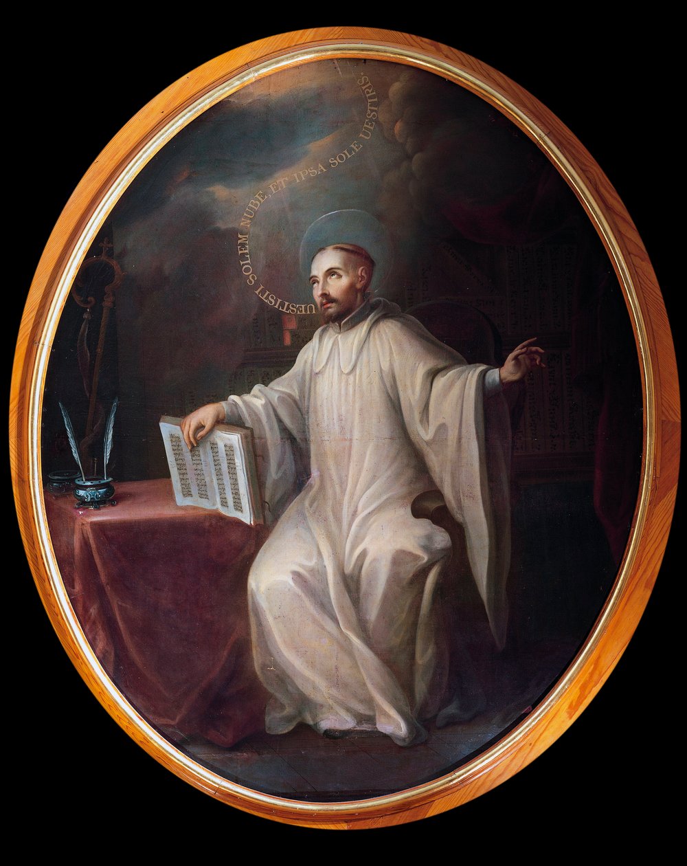 Representation de saint Bernard de Clairvaux (1090-1153) بواسطة ميغيل كابريرا