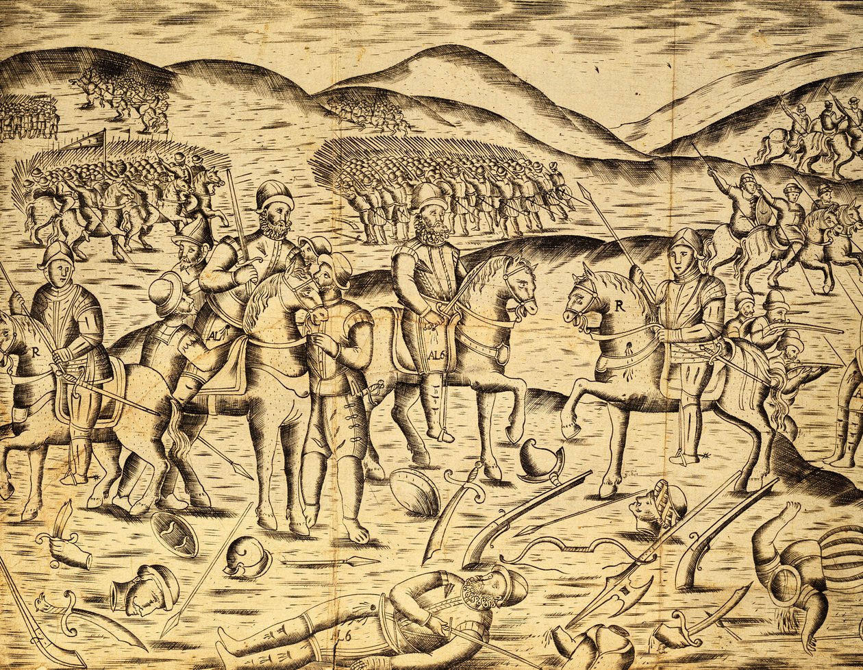 معركة ألكاسير كويبير أو القصر الكبير، ضد البرتغاليين، 4 أغسطس بواسطة ميغيل ليتاو دي أندرادا