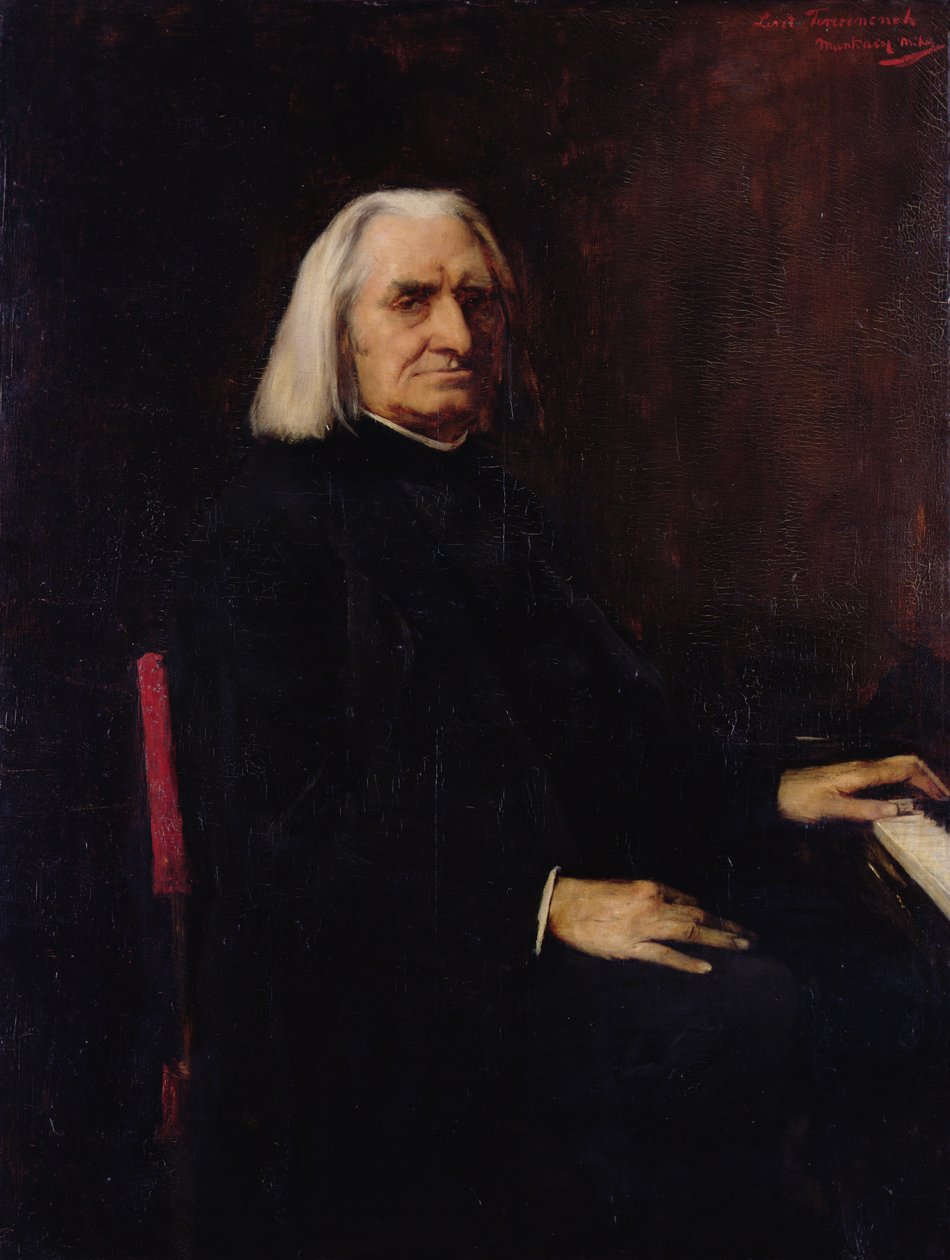 صورة فرانز ليزت (1811-1886) 1886 بواسطة ميهالي مونكاسي