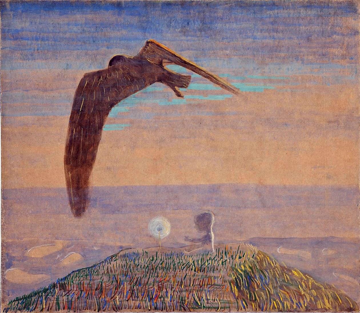 الحكاية الخيالية الثانية بواسطة Ciurlionis ، Mikalojus Konstantinas (1875-1911). تمبرا على ورق ، الحجم: 62.2x71.9 بواسطة Mikalojus Konstantinas Čiurlionis