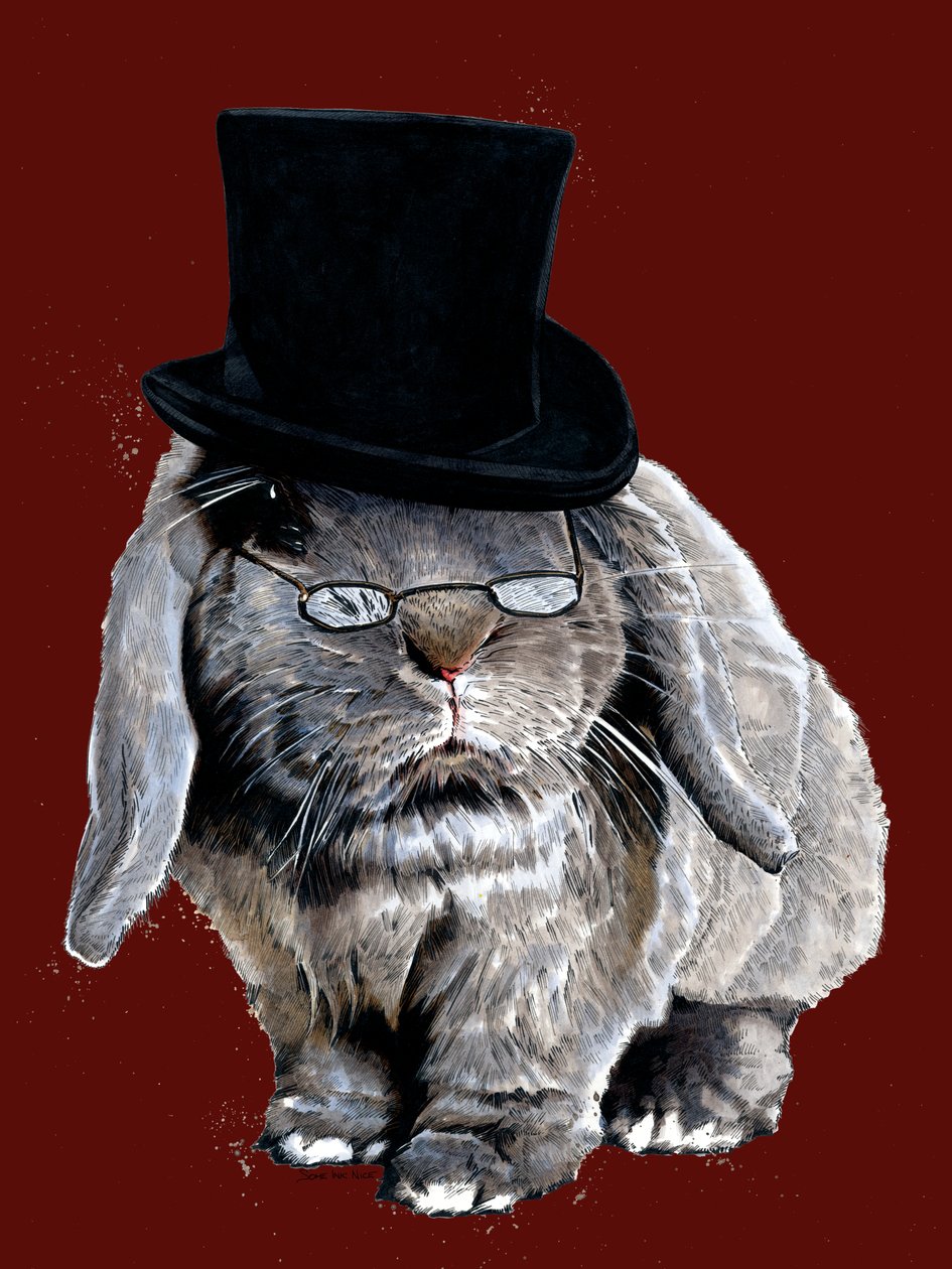 Humbug Bunny on Red Oxide ، 2020 بواسطة مايك ديفيس